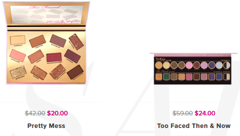 Makeup Sale Discounts Deals on our Cosmetics Too Faced icangwp