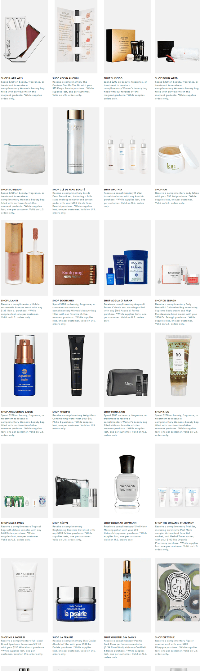 Gift with Purchase Barneys New York icangwp