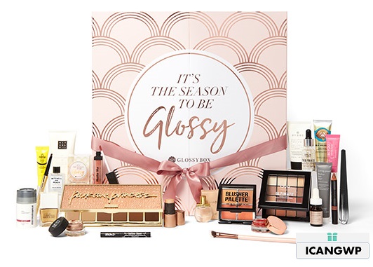 glossybox advent calendar 2019 icangwp beauty blog