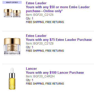 beauty gwp Bergdorf Goodman.