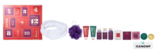 ULTA 12 Days Of Bath Gift Set Ulta advent calendar 2019 icangwp blog