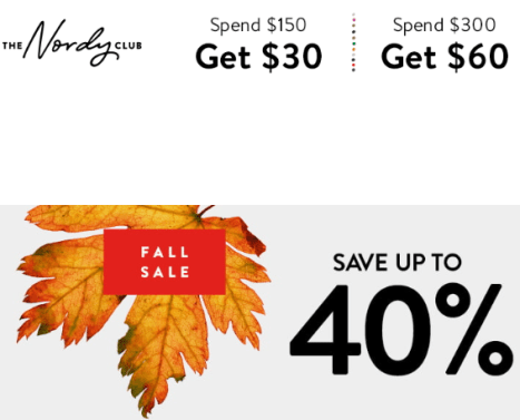 Nordstrom free points