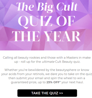 Quiz Cult Beauty
