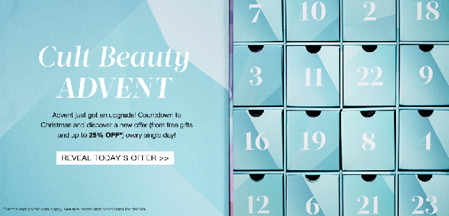 cult beauty advent calendar 2019