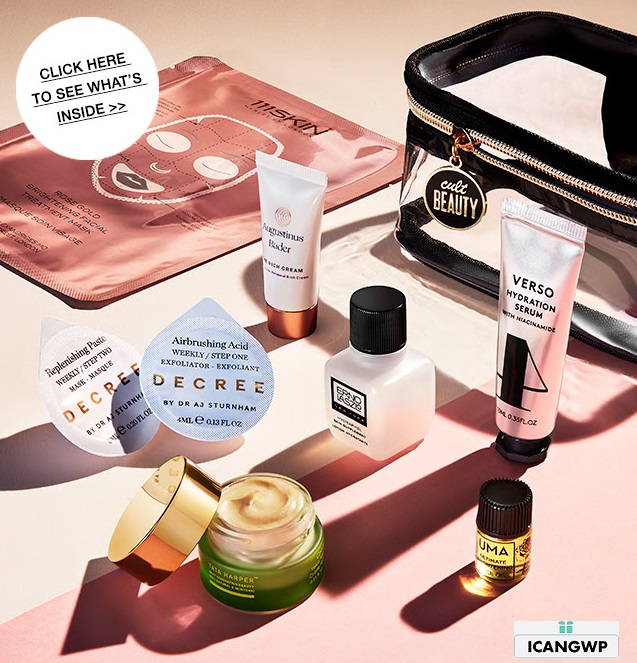 cult beauty goody bag december 2019 icangwp beauty blog