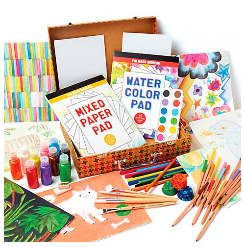 Kid Made Modern Studio in a Box Art Supply Kit belk