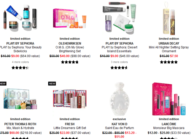 Makeup Sale Beauty Sale Sephora dec 2019 icangwp