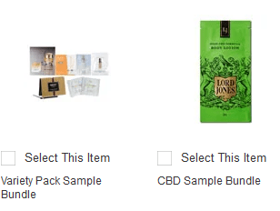 free samples Neiman Marcus.