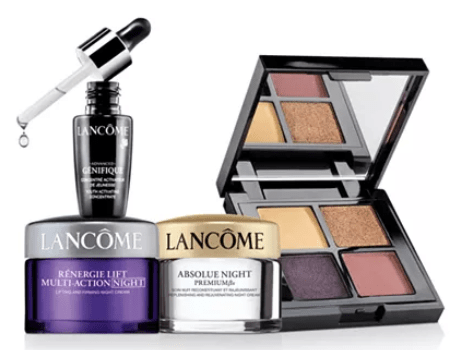 Lancôme Step up your gift Spend 80 and choose a bonus trio. Total gift worth up to 228 Reviews Gifts with Purchase Beauty Macy s
