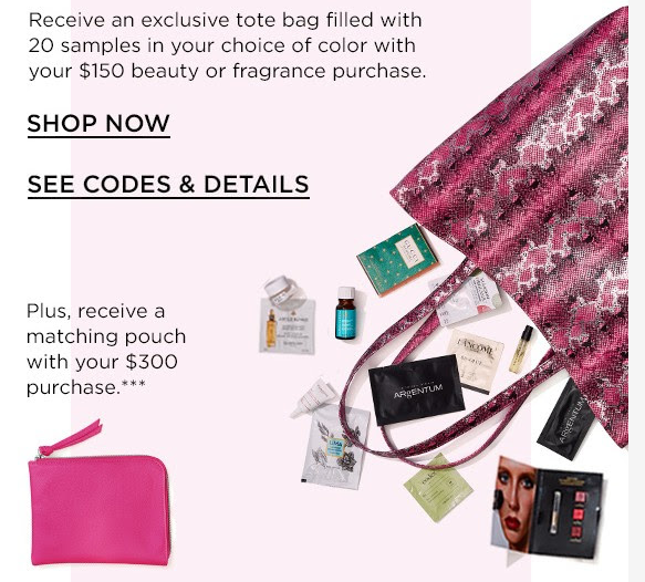 saks Exclusive beauty gifts await