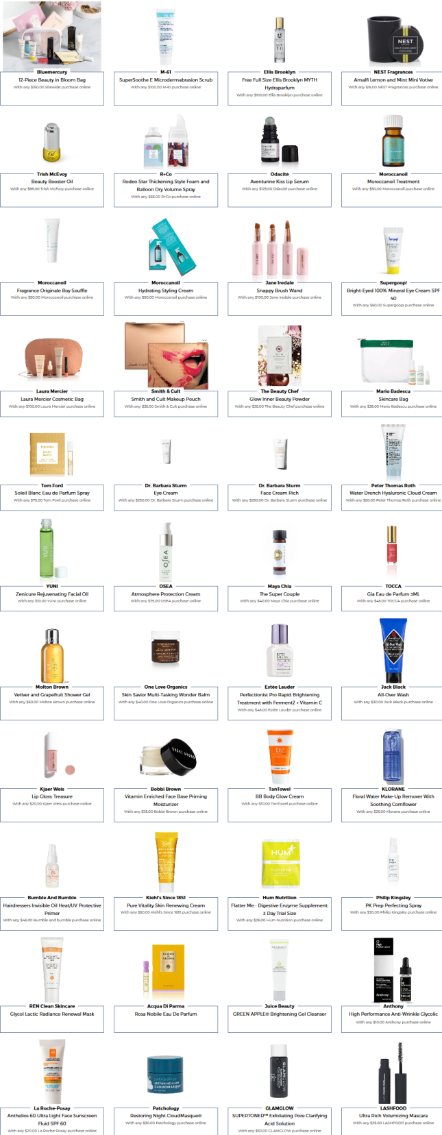 Beauty Treats on Us bluemercury march 2020 icangwp blog all