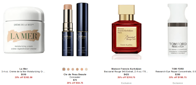 Designer Fragrance Beauty Products at Neiman Marcus