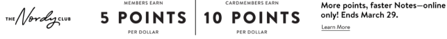 Gift with Purchase Nordstrom nordie double point icangwp march 2020