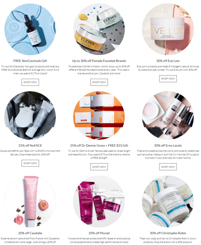 SkinStore anniversary sale icangwp