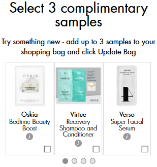 Space NK samples womens day icangwp