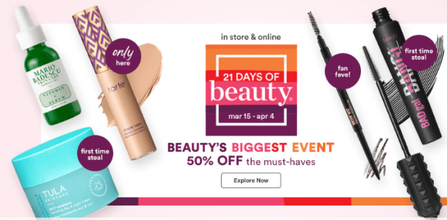 Ulta 21 Days of Beauty Ulta Beauty icangwp march 2020