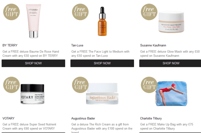 Promotions Cult Beauty april 2020 icangwp