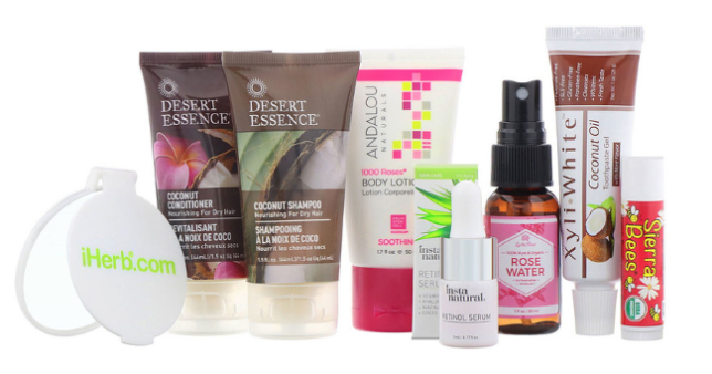 iHerb Goods Health Beauty Wellness Trial Bag 8 Pieces iHerb
