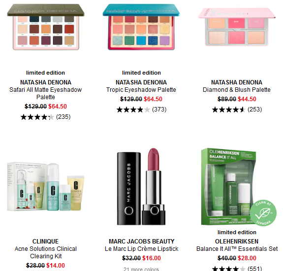 Makeup Sale Beauty Sale Sephora