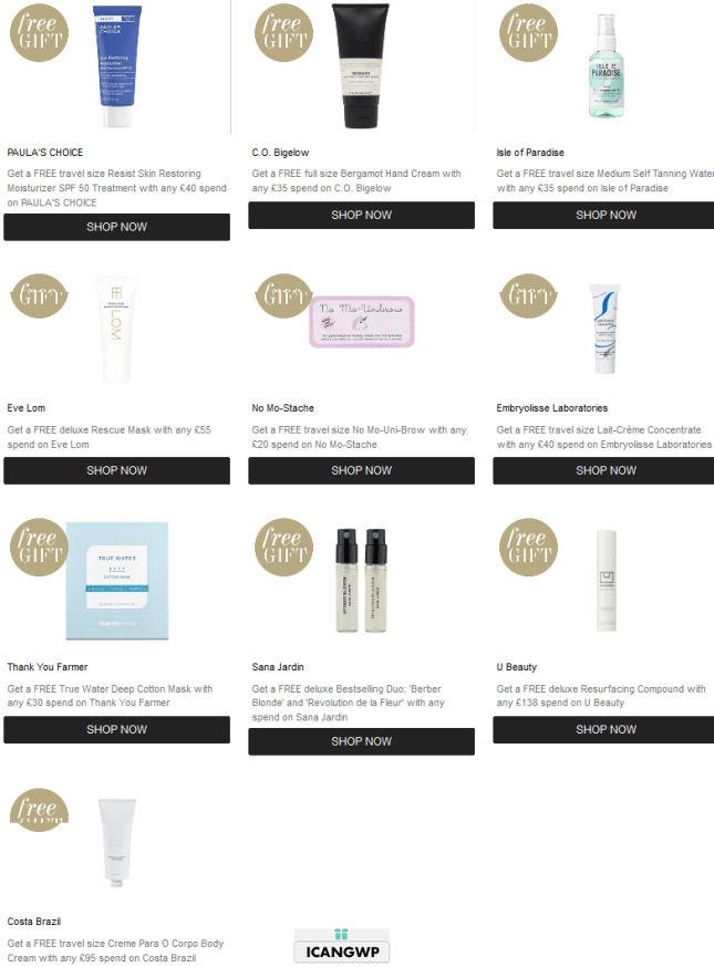 Cult Beauty goody bag step up gift icangwp blog