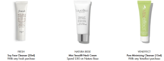 Offers and Gifts with Purchase Space NK