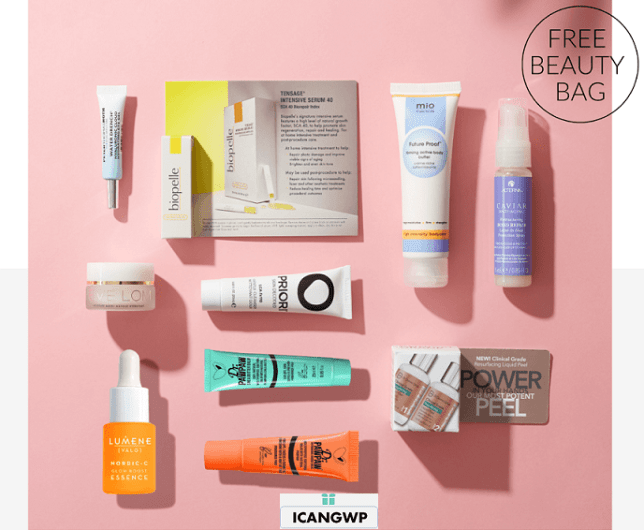 skinstore FREE 10-Piece Beauty Bag icangwp blog june 2020 2
