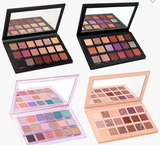4 Piece Eyeshadow Palette Set Shop HUDA BEAUTY