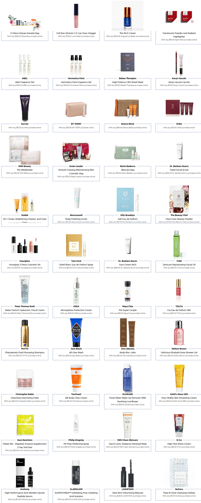 Beauty Treats on Us bluemercury july 2020 icangwp