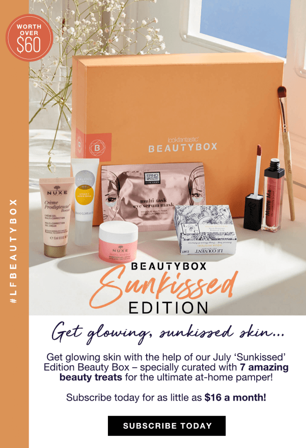 lookfantastic beauty box july 2020 icangwp