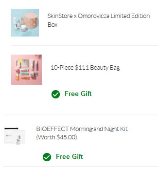 SkinStore limited edition beauty box icangwp blog and free gwp