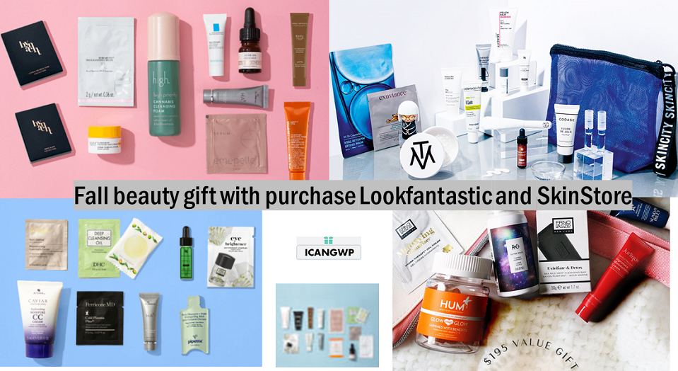beauty gift with purchase lookfantastic icangwp beauty blog