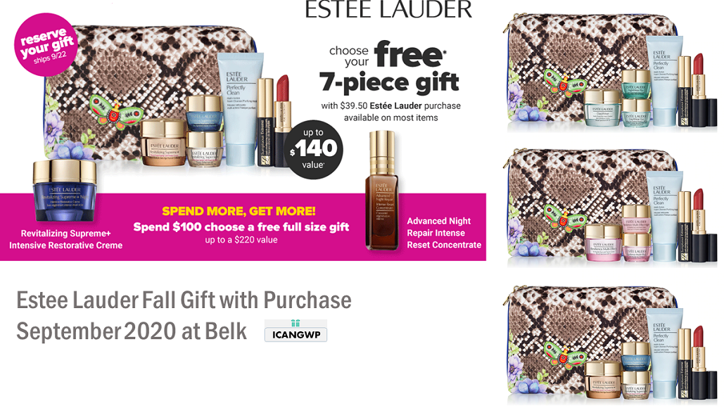 estee lauder gwp at belk 2020 icangwp