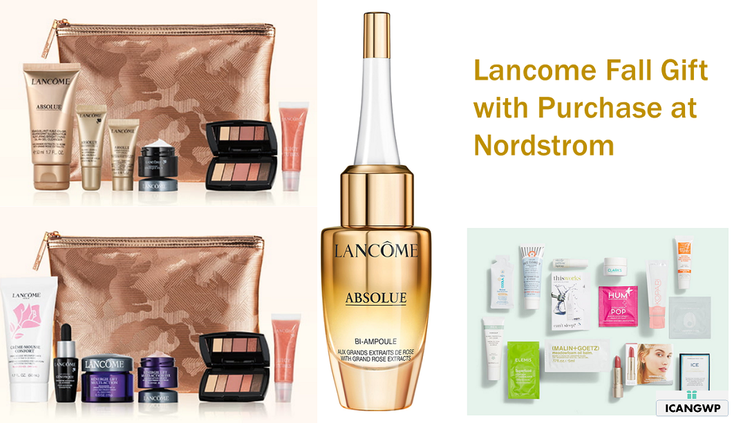 lancome Gift with Purchase Nordstrom 2020 icangwp blog sept 2020