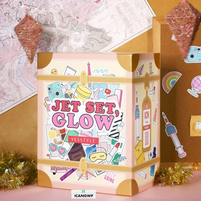yesstyle adent calenar 2020 Jet Set Glow Beauty Advent Calendar 2020 icangwp blog