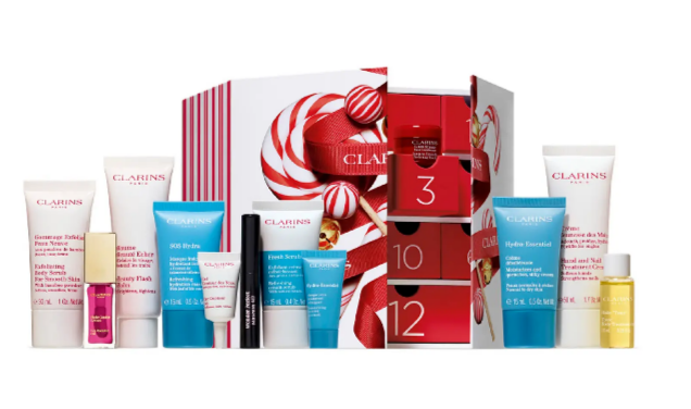 best beauty advent Clarins Winter Wonders Advent Calendar (USD $159 Value) Nordstrom