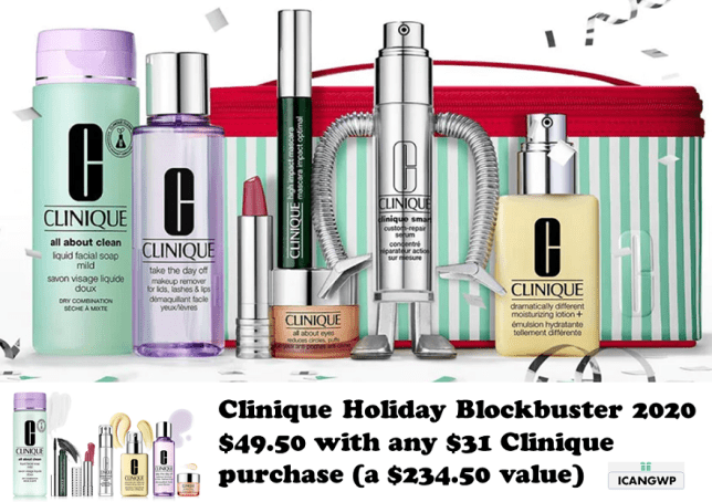clinique holiday blockbuster 2020 icangwp nordstrom macys