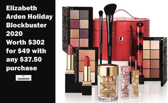 Elizabeth Arden holiiday Blockbuster 2020 icangwp