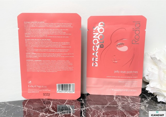 glossybox x rodial limited edition beauty box review icangwp blog rodial dragon's blood eye mask oct 2020