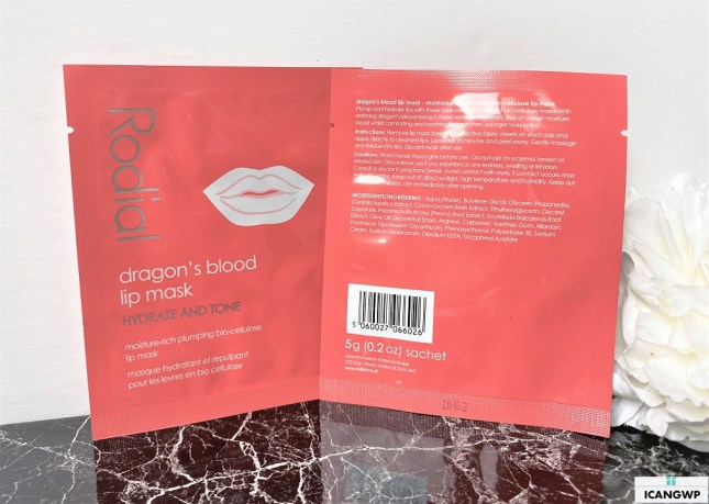 glossybox x rodial limited edition beauty box review icangwp blog rodial dragon's blood lip mask oct 2020