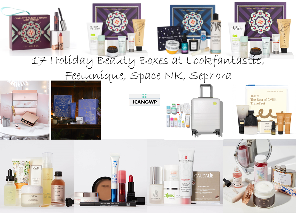 holiday beauty box 2020 sephora lookfantastic feeluniqe space nk icangwp