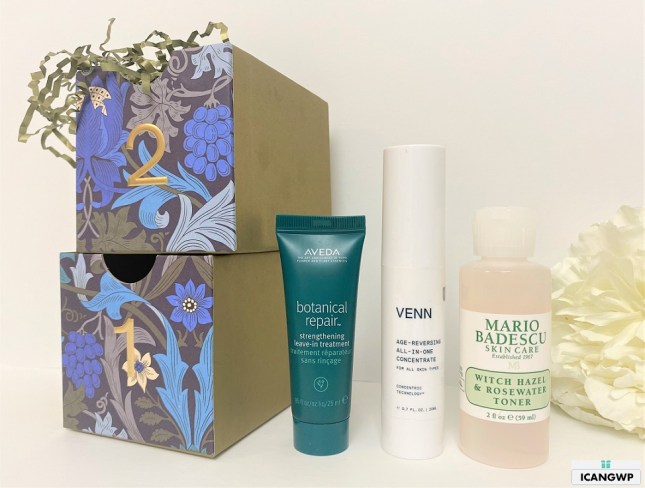 liberty london beauty advent calendar 2020 icangwp blog unboxing day 1-3