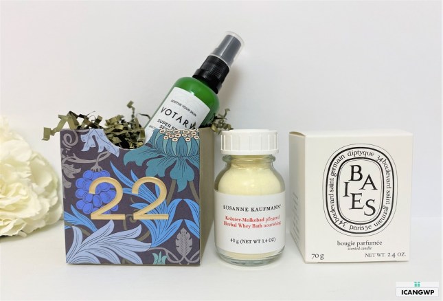 liberty london beauty advent calendar 2020 icangwp blog unboxing day 22-24