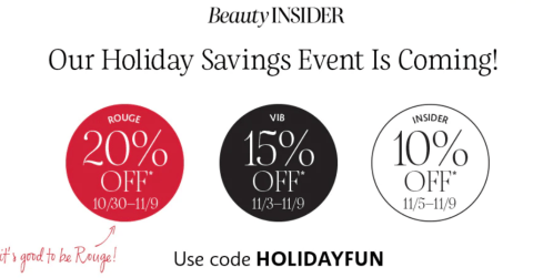 sephora vib sale 2020 20% off Savings Event Sephora icangwp