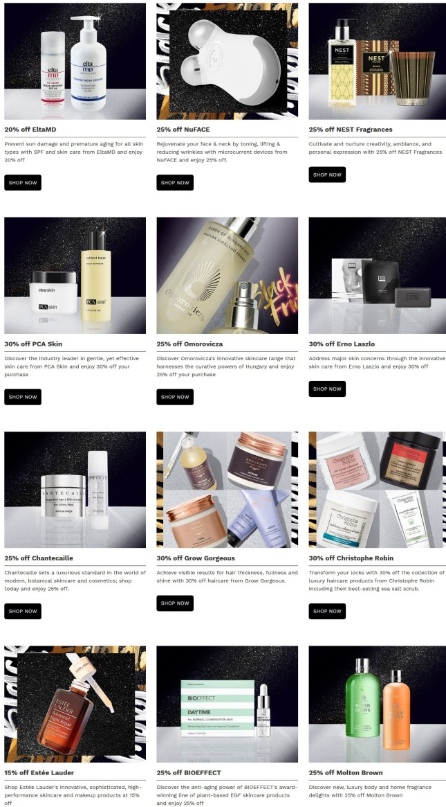 11-26 black friday Lookfantastic USA icangwp