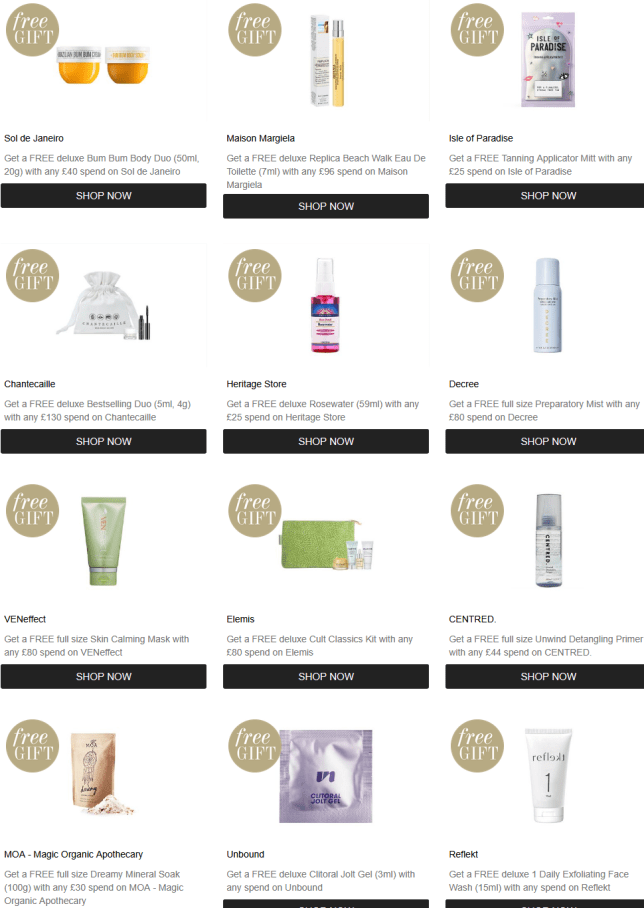 11-27 Promotions Cult Beauty icangwp