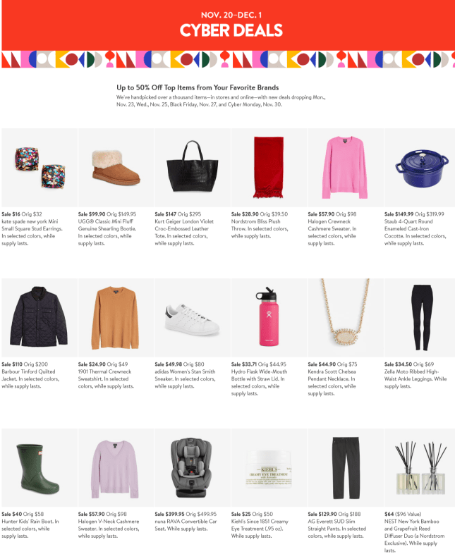 2020 Black Friday Cyber Monday Deals Nordstrom icangwp