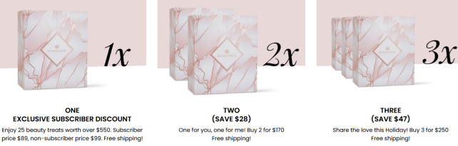 Glossybox advent calendar 2020 US sale