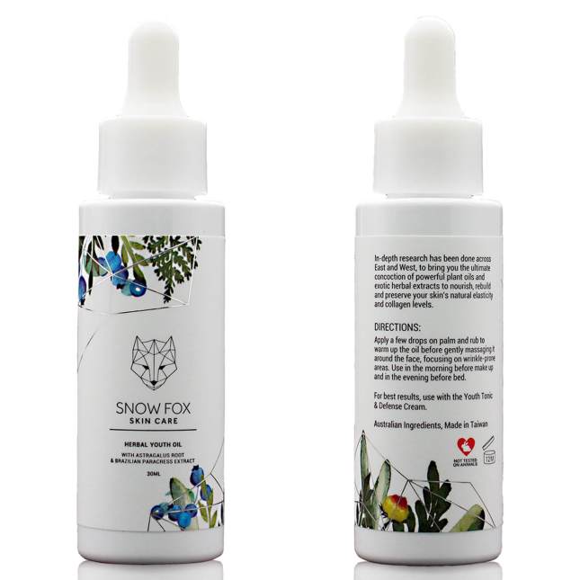 snow fox herbal youth oil icangwp