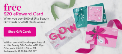 ulta free 20 egift card
