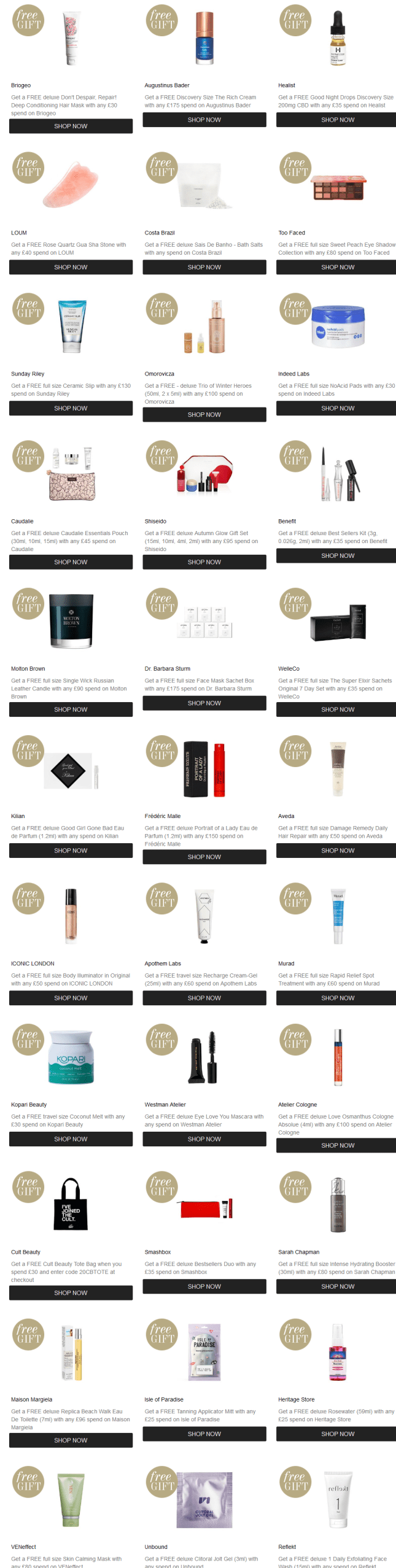 12-15 Cult Beauty uk gift with purchase goody bag icangwp (2)